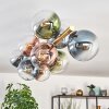 Gastor Plafoniera, Lampada a sfera Oro, Nero, 10-Luci