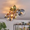 Gastor Plafoniera, Lampada a sfera Oro, Nero, 10-Luci