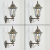 Hongkong Lampada da parete per esterno, Applique Oro, Nero, 1-Luce