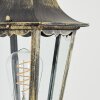 Hongkong Lampada da parete per esterno, Applique Oro, Nero, 1-Luce