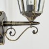 Hongkong Lampada da parete per esterno, Applique Oro, Nero, 1-Luce