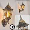 Hongkong Lampada da parete per esterno, Applique Oro, Nero, 1-Luce
