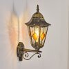 Hongkong Lampada da parete per esterno, Applique Oro, Nero, 1-Luce