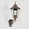 Hongkong Lampada da parete per esterno, Applique Marrone, Oro, 1-Luce, Sensori di movimento