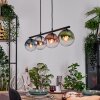 Gastor Lampadario a sospensione, Lampada a sfera, Lampada a sospensione Blu, Cromo, Verde, Chiaro, Ramato, Grigio fumo, 4-Luci