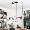 Koyoto Lampadario a sospensione, Lampada a sfera, Lampada a sospensione Ambrato, Chiaro, Grigio fumo, 4-Luci