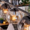 Koyoto Lampadario a sospensione, Lampada a sfera, Lampada a sospensione Ambrato, Chiaro, Grigio fumo, 4-Luci
