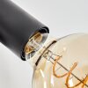 Geira Faretto da soffitto, Applique, Faretto da parete Nero, 1-Luce