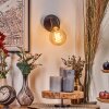 Geira Faretto da soffitto, Applique, Faretto da parete Nero, 1-Luce