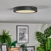 Isela Plafoniera LED Nero, 1-Luce