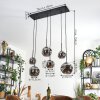 Ripoll Lampadario a sospensione, Lampada a sfera, Lampada a sospensione Grigio fumo, 6-Luci