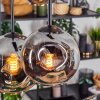 Ripoll Lampadario a sospensione, Lampada a sfera, Lampada a sospensione Grigio fumo, 6-Luci