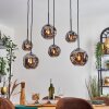 Ripoll Lampadario a sospensione, Lampada a sfera, Lampada a sospensione Grigio fumo, 6-Luci