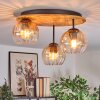Koyoto Plafoniera, Lampada a sfera 40 cm Écru, Nero, 3-Luci