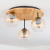 Koyoto Plafoniera, Lampada a sfera 40 cm Écru, Nero, 3-Luci