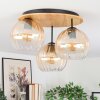 Koyoto Plafoniera, Lampada a sfera 40 cm Écru, Nero, 3-Luci