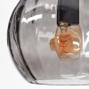 Koyoto Plafoniera, Lampada a sfera Ambrato, Grigio fumo, 8-Luci