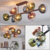 Gastor Plafoniera, Lampada a sfera Blu, Verde, Chiaro, Ramato, 8-Luci