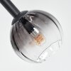 Koyoto Plafoniera, Lampada a sfera Chiaro, Grigio fumo, 8-Luci