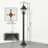 Naofe Illuminazione viale Nero, 1-Luce