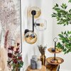 Koyoto Lampada a sfera, Applique Ambrato, Chiaro, 3-Luci