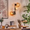 Koyoto Lampada a sfera, Applique Ambrato, Chiaro, 3-Luci