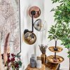 Koyoto Lampada a sfera, Applique Oro, Chiaro, Ramato, Grigio fumo, 3-Luci