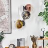 Koyoto Lampada a sfera, Applique Cromo, Oro, Chiaro, Ramato, Grigio fumo, 3-Luci