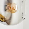 Koyoto Lampada a sfera, Applique Cromo, Oro, Chiaro, Ramato, Grigio fumo, 3-Luci
