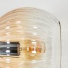 Koyoto Lampada a sfera, Applique Ambrato, Chiaro, Grigio fumo, 3-Luci