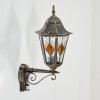 Hongkong Lampada da parete per esterno, Applique Marrone, Oro, 1-Luce, Sensori di movimento