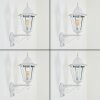 Hongkong Lampada da parete per esterno, Applique Bianco, 1-Luce, Sensori di movimento