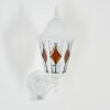 Hongkong Lampada da parete per esterno, Applique Bianco, 1-Luce, Sensori di movimento