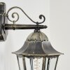 Hongkong Lampada da parete per esterno, Applique Oro, Nero, 1-Luce