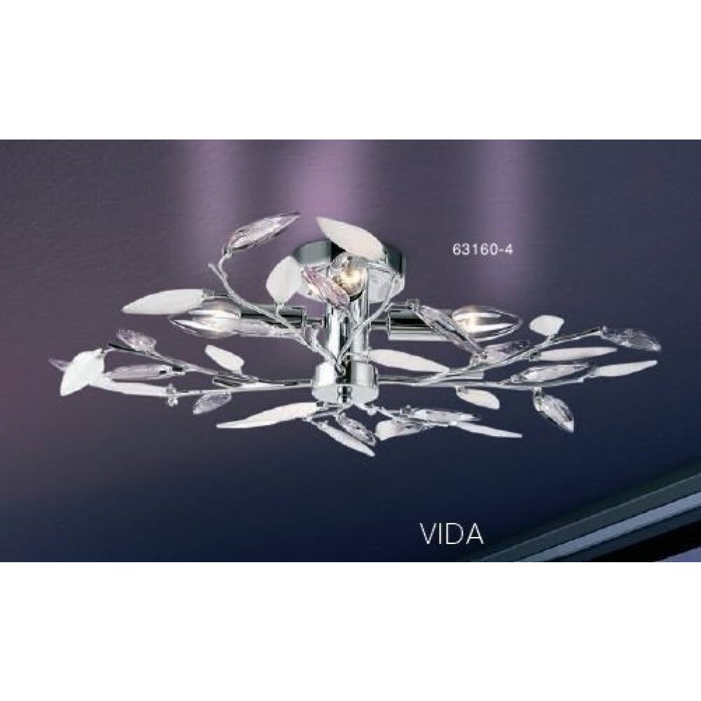 Globo VIDA Plafoniera Cromo, 4-Luci main product photo