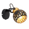 Globo SARRA Applique Nero, 1-Luce