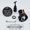 Gomsrud Applique Nero, 1-Luce