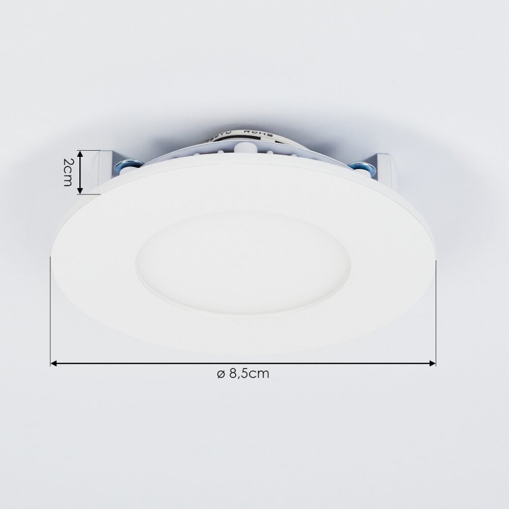 Finsrud Lampada da incasso LED Bianco, 1-Luce