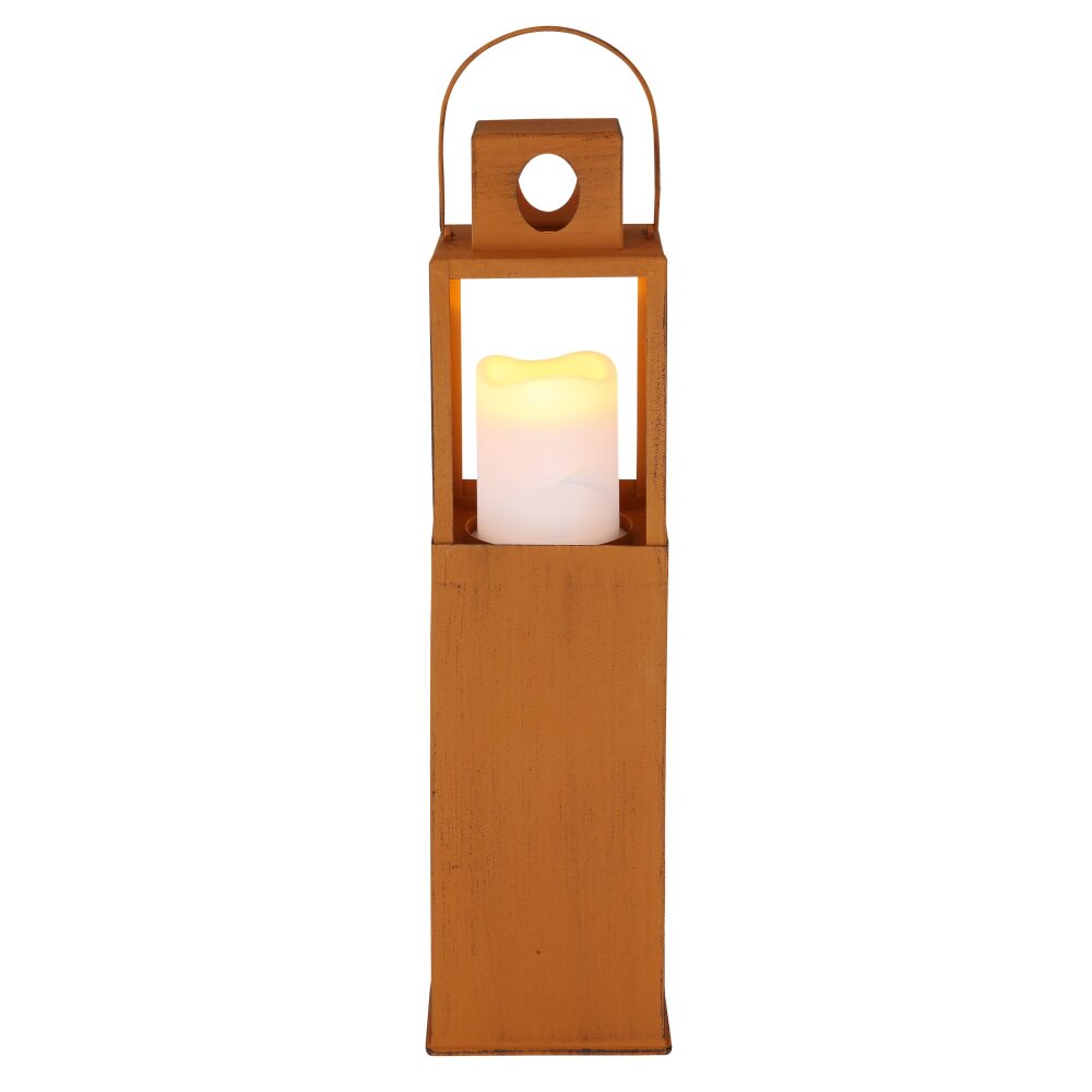 Globo Lampada solare LED Ruggine, 1-Luce