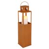 Globo Lampada solare LED Ruggine, 1-Luce