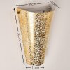 Zera Applique Oro, 1-Luce