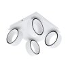 EGLO ALBARIZA Faretto da soffitto LED Cromo, Bianco, 4-Luci