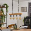 Cava Lampada a Sospensione Écru, Nero, 4-Luci