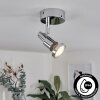 Morges Plafoniera LED Cromo, 1-Luce