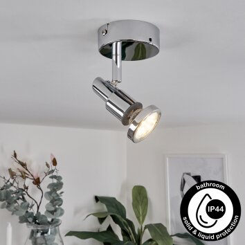 Morges Plafoniera LED Cromo, 1-Luce
