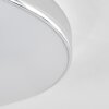 Morges Plafoniera LED Cromo, Bianco, 1-Luce