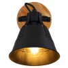 Globo GÜNTHER Applique Nero, 1-Luce