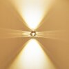 Rio Applique LED Argento, 2-Luci