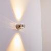 Rio Applique LED Argento, 2-Luci