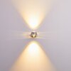 Rio Applique LED Argento, 2-Luci